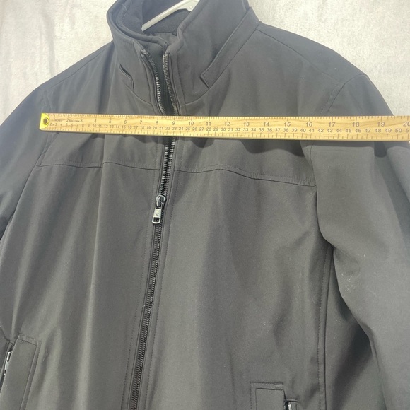 Calvin Klein Men's Black Raincoat Jacket Size Large - Picture 9 of 9